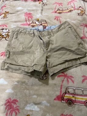 Red Camel Women's Khaki Roll-Cuff Bermuda Shorts